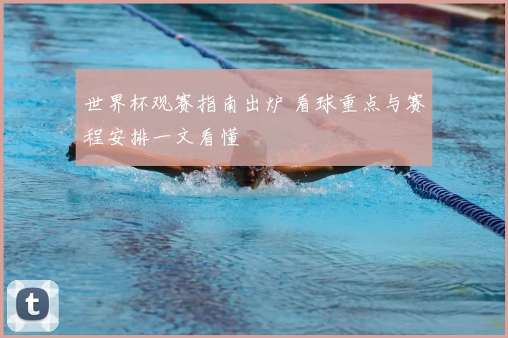 世界杯观赛指南出炉 看球重点与赛程安排一文看懂